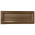 Kunststof gevelklep (buiten toepassing) voor kanaal 204 x 60mm - BRUIN