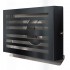 Design gevelkap PREMIUM LINE -BETA- Ø 100mm met grofmazig gaas - ZWART RAL7021