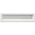 Deurrooster aluminium LxH 430 x 80mm - WIT (G31-4207W) 