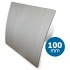 Pro-Design badkamer/toilet ventilator - STANDAARD (KW100) - Ø100mm - kunststof - zilver