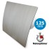 Pro-Design badkamer/toilet ventilator - MET TIMER (KW125T) - Ø125mm - kunststof - zilver