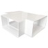 Kunststof horizontaal T-stuk 90° voor kanaal 110 x 55mm
