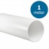Kunststof ventilatiebuis rond Ø 150mm - Lengte 1 meter
