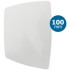Design ventilatierooster vierkant (afvoer & toevoer) Ø100mm - *Bold-Line* - wit