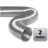 Semi-flexibele slang aluminium Ø 100mm - DOOS a 2 meter