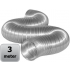 Semi-flexibele slang aluminium Ø 150mm - DOOS a 3 meter