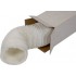 Flexibele slang witte PVC (huishoudelijke toepassingen) Ø 160mm - 3 meter