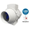 Blauberg TURBO-E-100T Buisventilator MET NALOOPTIMER - 187 m3/h - aansluiting 100mm