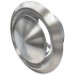 [TweedeKans] Rooster/ventiel (afvoer & toevoer) Ø125mm - Geborsteld RVS